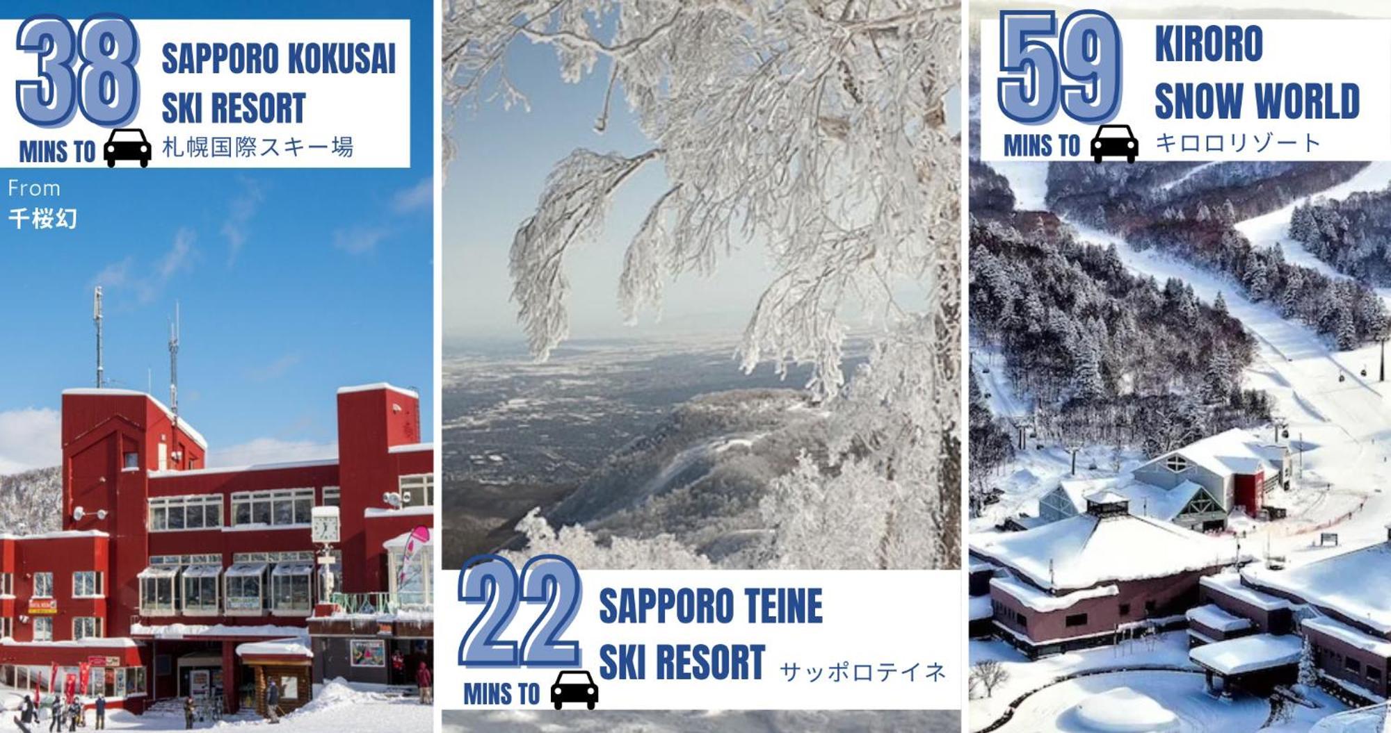 Senougen Villa Sapporo Eksteriør bilde